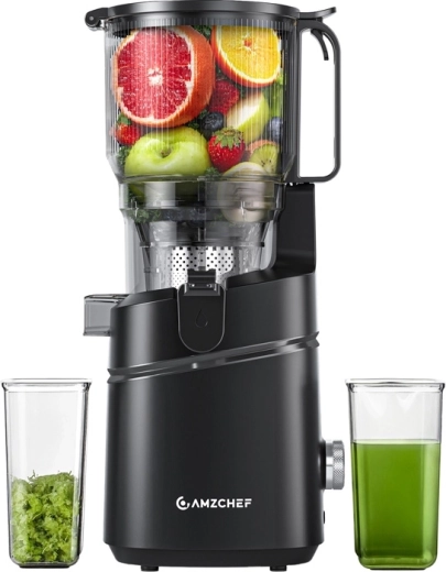Extracteur de jus AMZCHEF à pression à froid noir