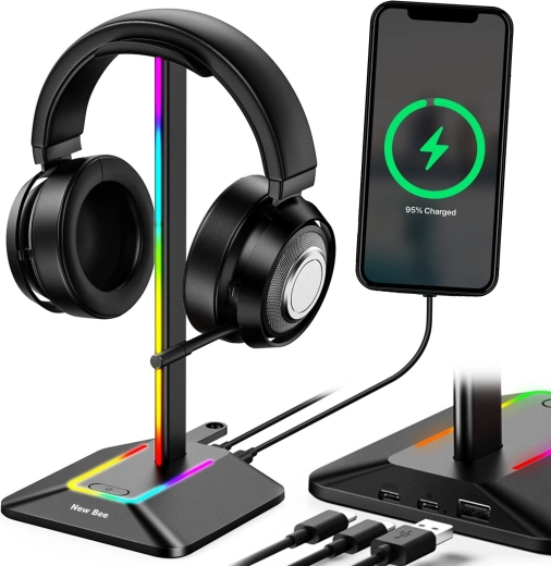 Deux ports USB pour la charge directement sur le bureau