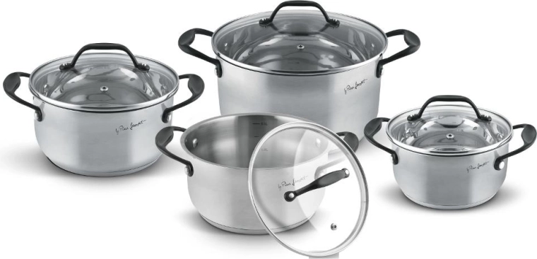 Ensemble d’ustensiles de cuisine en acier inoxydable Lamart Potto, 8 pièces