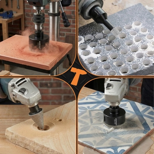 Large plage de diamètres et fraise conique 2–50 mm