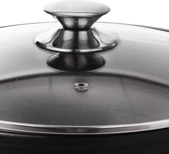 Couvercle en verre avec valve vapeur