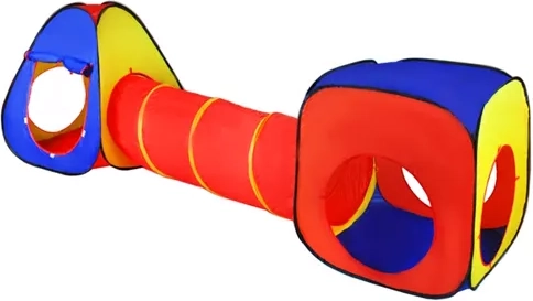 3 en 1 : tipi, tunnel et maisonnette pour un jeu actif