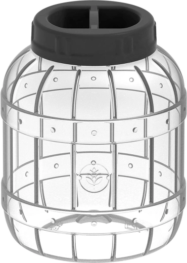 Récipient multifonction incassable 3 l avec couvercle noir