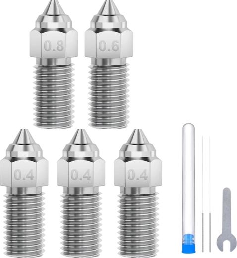Kit de buses en acier trempé ELEGOO pour Neptune 4 / 4 Pro (0,4 / 0,6 / 0,8 mm)