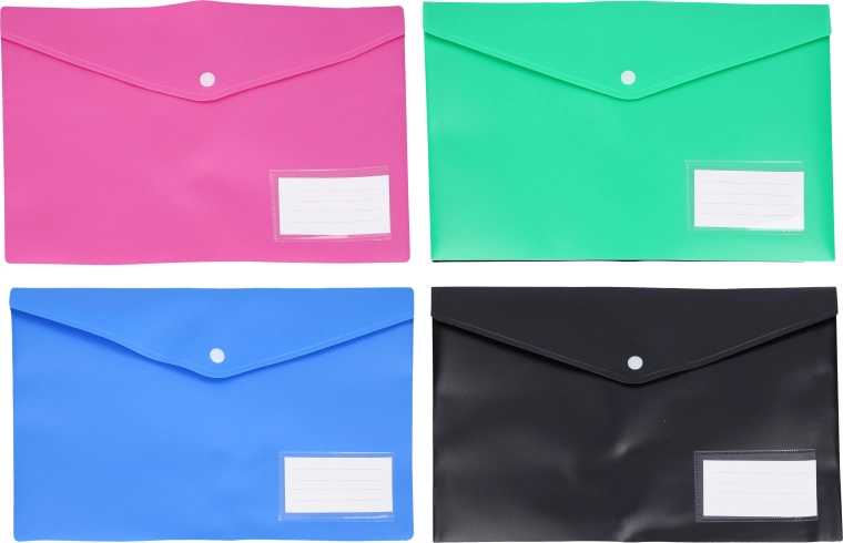 Pochette pour documents avec pression 36 × 26 cm - 1 pièce
