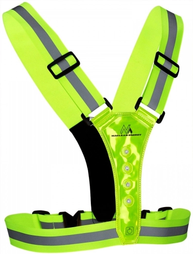 Visibilité à 360° avec LED et éléments réfléchissants