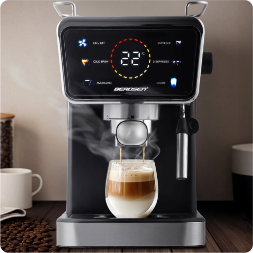 Extraction puissante avec 20 bars