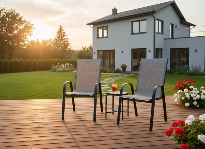 Ensemble idéal pour se détendre sur la terrasse