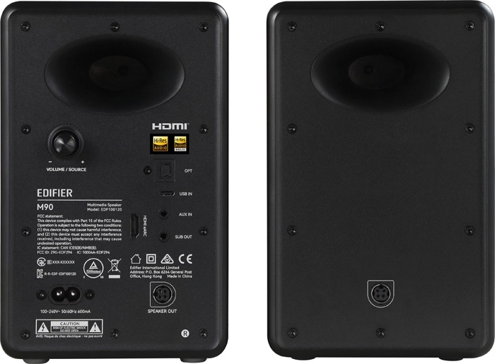 Large connectique incluant HDMI eARC et Bluetooth 6.0