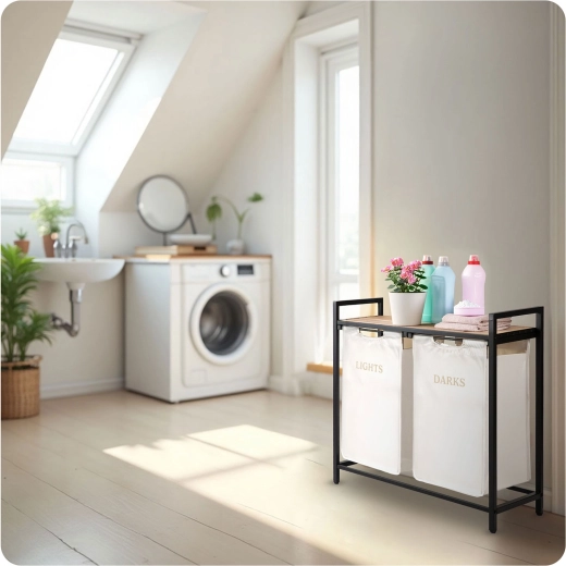 Tri du linge clair et foncé