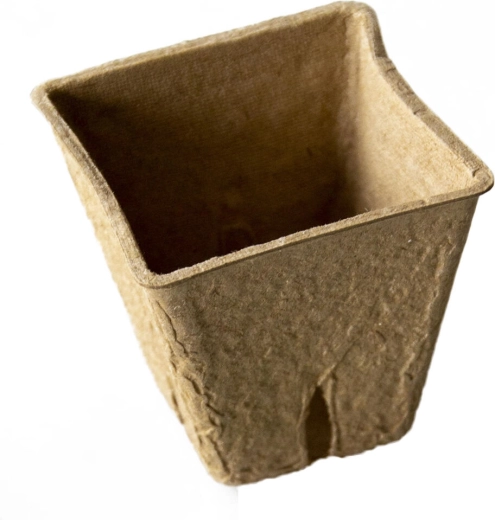 Pot de culture en tourbe jetable 6 × 6 × 5,6 cm (20 pcs)
