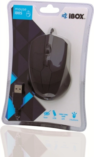 Souris laser filaire USB avec DPI réglable