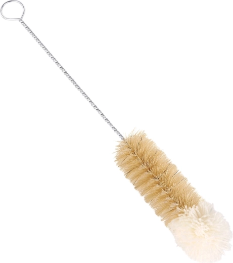 Brosse à bouteilles en fibres naturelles et coton 30 mm