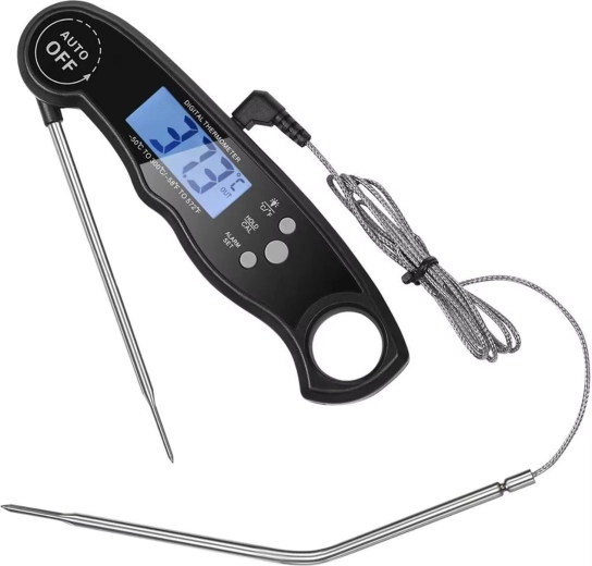 Thermomètre de cuisine numérique pour viande RENEW FORCE avec 2 sondes