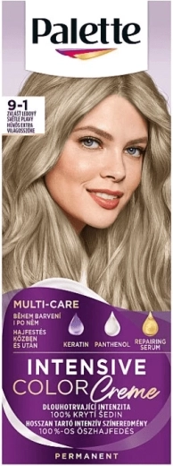 Palette Intensive Color Creme 9-1 blond très clair glacé extra, 50 ml
