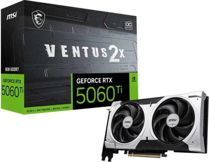 Carte graphique GeForce RTX 5060 Ti 8GB Ventus 2X OC Plus