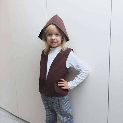 Ensemble 2 pièces : gilet + chapeau
