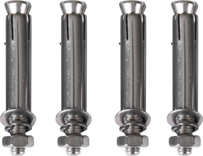 Ancrage sécurisé dans des matériaux pleins