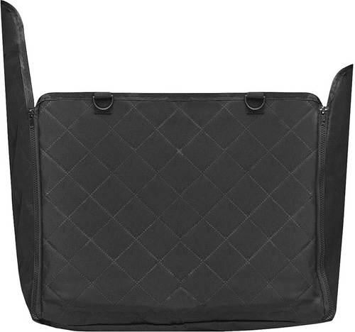 Rabats latéraux zippés et maille de protection