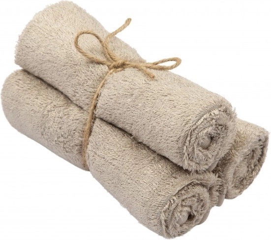 Serviettes en bambou Timboo 29,5 × 50 cm Feather Grey - 3 pcs