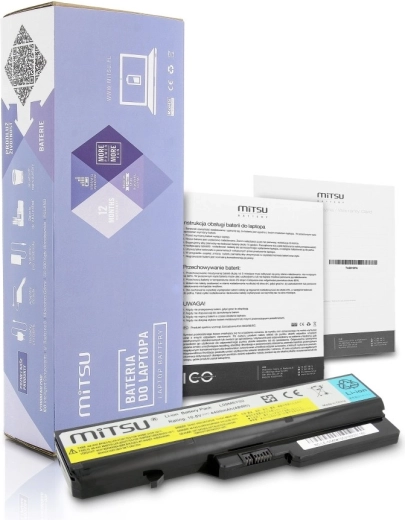 Batterie Mitsu pour Lenovo IdeaPad G460 et G560 4400 mAh (48 Wh) 10,8–11,1 V