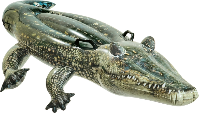Crocodile gonflable Intex pour l’eau 170 × 86 cm