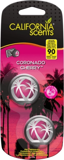 Diffuseur parfumé pour voiture CALIFORNIA SCENTS Coronado Cherry