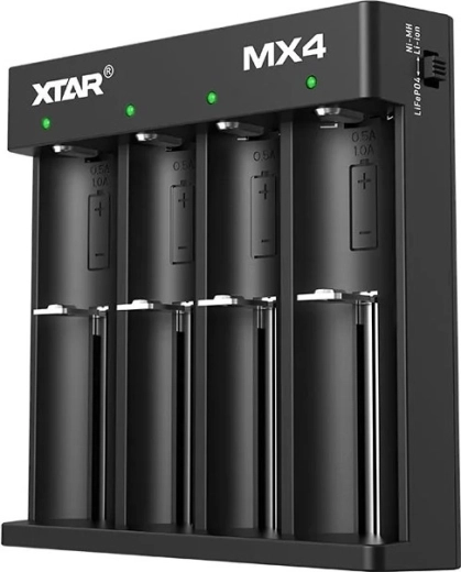 4 emplacements de charge dans un format compact