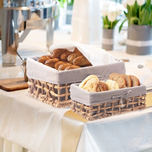 Idéal aussi pour servir le pain et les viennoiseries