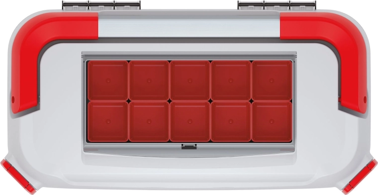 Organiseur intégré avec couvercle transparent