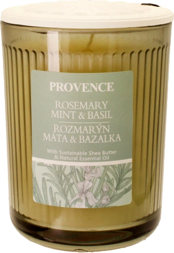Bougie parfumée en verre Herbes vertes 230 g
