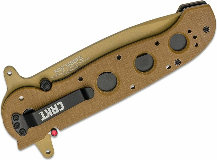 Manche robuste en G10 et clip de poche