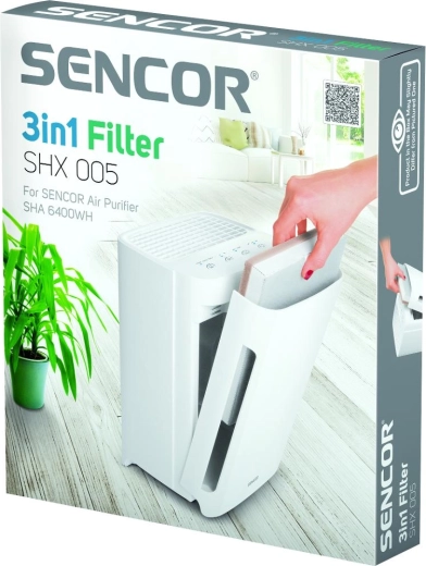 Sencor SHX 005 filtre 3 en 1 pour purificateur d’air SHA 6400WH