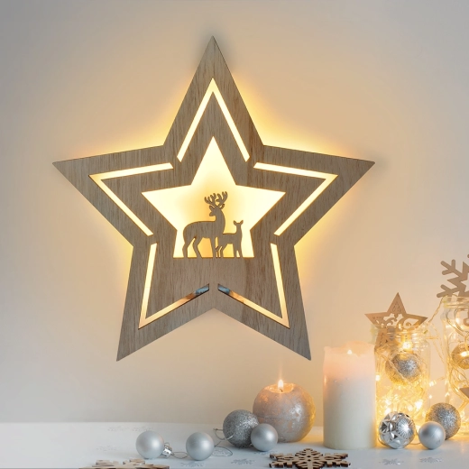 24 LED à lumière blanc chaud