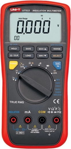 Testeur de résistance d’isolement Uni-T UT533
