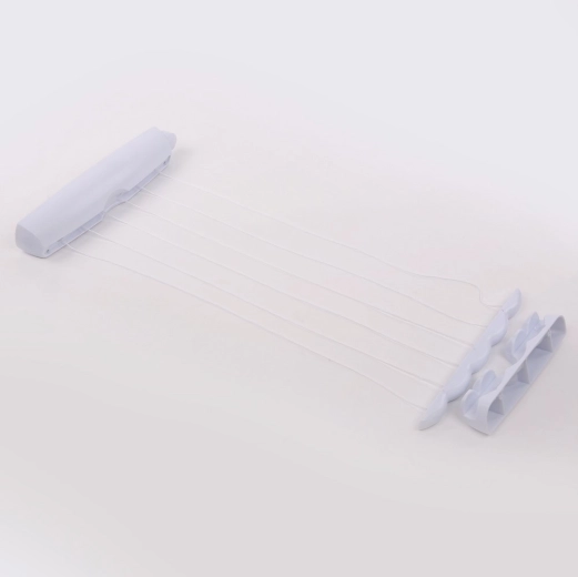 Étendoir mural rétractable à linge Rotor 6 (21 m, 6 cordes)