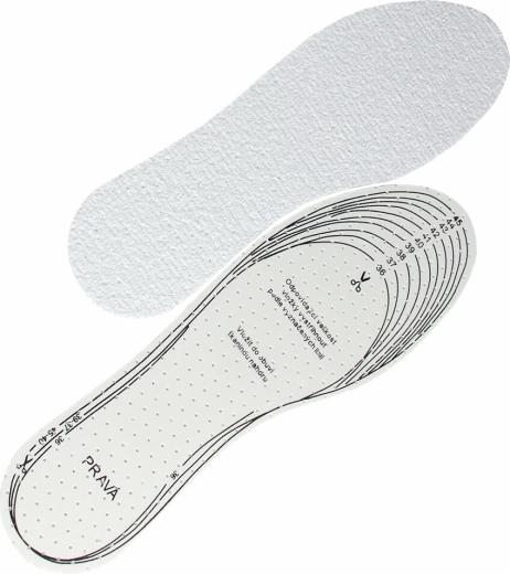 Semelle découpable Silver Frotte Sport pour chaussures