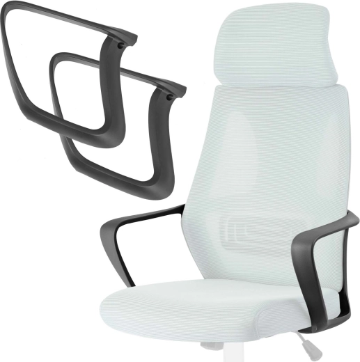 Accoudoirs noirs pour chaise Praga