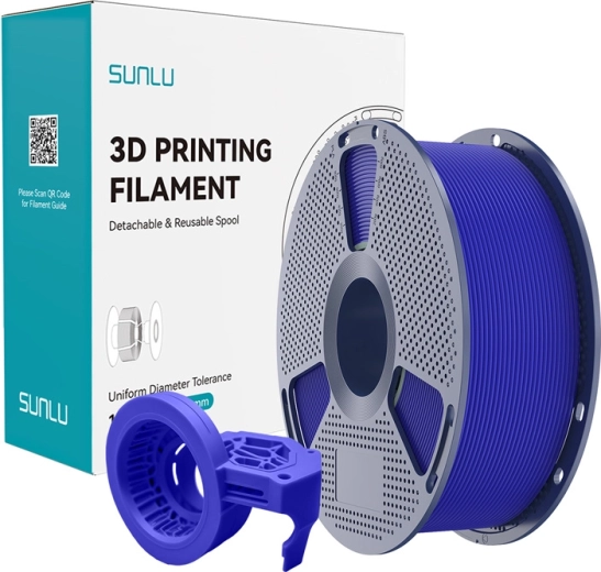Filament mat haute vitesse Sunlu PETG – Bleu