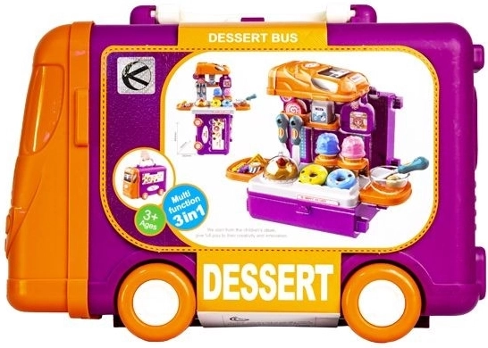 Pâtisserie pour enfants dans une valise à roulettes - 1 pièce
