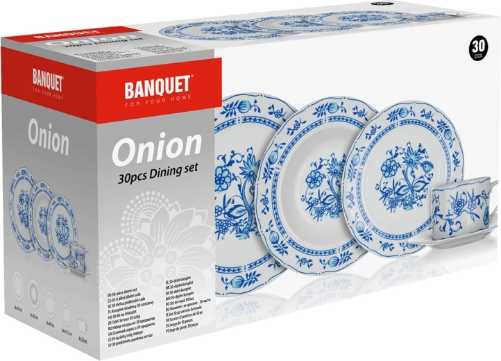 Service complet 30 pièces pour 6 personnes