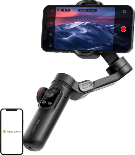 Aochuan Smart X Pro standard – stabilisateur 3 axes pour téléphone (noir)
