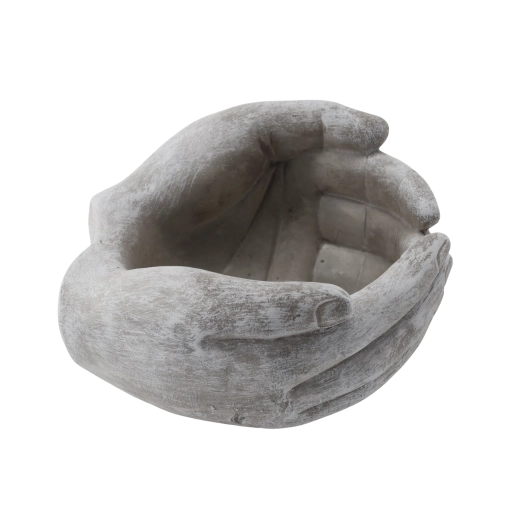 Forme symbolique de mains ouvertes