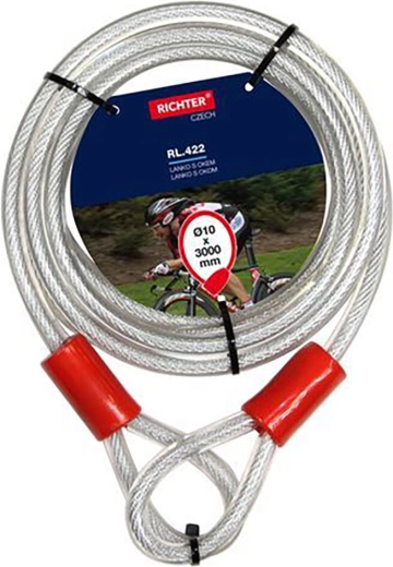 Câble en acier avec œillet 10 × 3000 mm