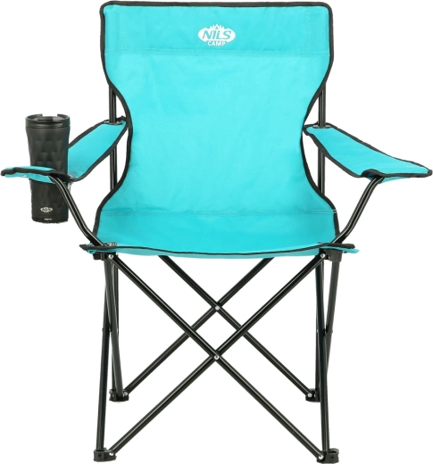 Chaise de camping pliante NILS Camp turquoise