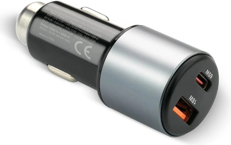 Charge rapide via USB‑C PD jusqu’à 65 W