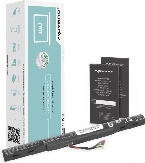 Batterie Movano pour ordinateur portable Acer Aspire E5-573G et TravelMate P277-M (AL15A32) 1800 mAh 27 Wh