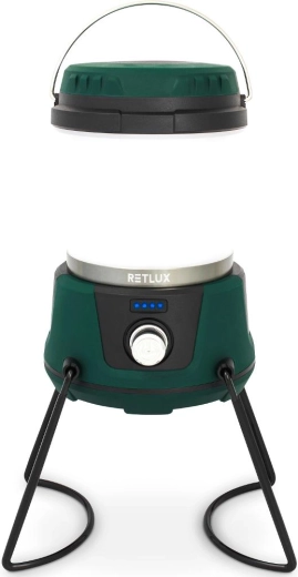 Lampe de camping avec batterie externe Retlux