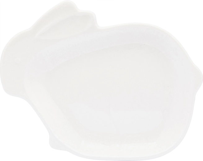 Bol en porcelaine Lapin crème 13,5 × 10,5 cm