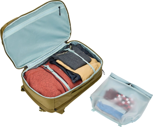 Rangement bien organisé pour les voyages